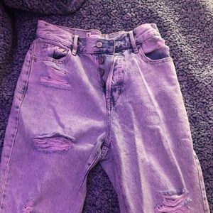 Pacsun light washed mom jean.